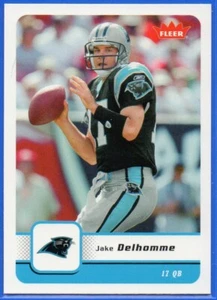 2006 Fleer Football Card #14 Jake Delhomme - Picture 1 of 2