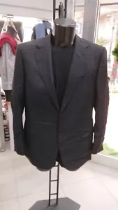 Canali Milán Chaqueta De Pura Lana Virgen Azul Seminuevo Hombre Talla 50 GBT137L - Imagen 1 de 8