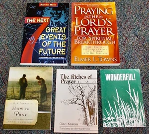 5 How to Pray, Rewards of Prayer Lords Jesus Christian Books Meditation Prophecy - Picture 1 of 6