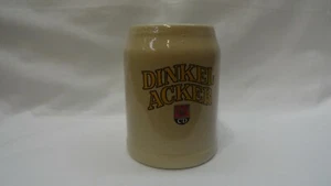 Taza de piedra de cerveza Dinkel-Acker vintage 1960-1970 0,5 L hecha a mano en Alemania - Imagen 1 de 7