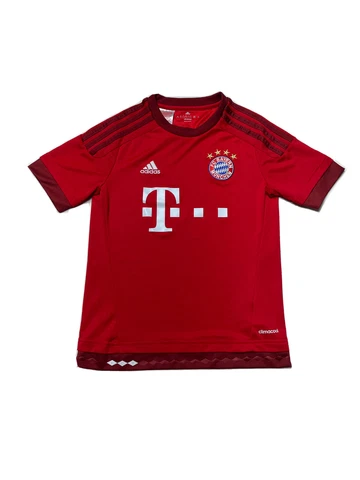 NWOTS BAYERN MUNICH 2015/16 HOME FOOTBALL SOCCER JERSEY TRIKOT ADIDAS Youth M Cover