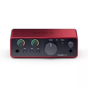 Scarlett Solo 4th Gen USB Audio Interface, for the Guitarist, Vocalist, or Pr... - Picture 1 of 7