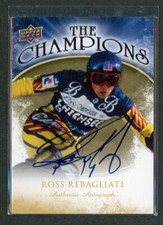 2009-10 Upper Deck The Champions Autographs Gold #CHRR Ross Rebagliati *18498