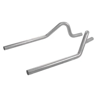Aluminized Steel Gray Prebend Tailpipes For Ford Mustang 1964-1973  Foto 1 de 4