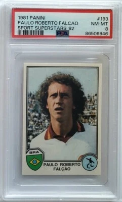 1981 帕尼·保罗·罗伯托·法尔考体育超级巨星 82 #193 PSA 8 — 第 1/2 张图片
