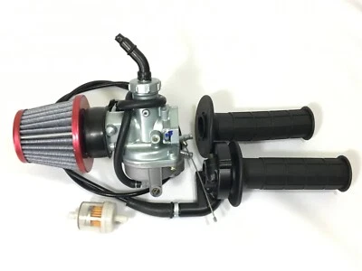 Carburetor & Throttle Cable, Handle Bar, Air Filter For Honda CT90 CT110 Bike Foto 1 de 4