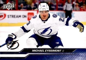 2023-24 Upper Deck Hockey #629 Michael Eyssimont Tampa Bay Lightning Ext Series - Imagen 1 de 2