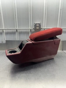 1983-1994 FORD RANGER EXPLORER BRONCO II CENTER CONSOLE RED MAROON OEM - Picture 1 of 7