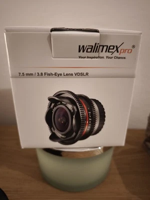 Fisheye lens MFT-M4/3 - 7.5mmT3.8 WalimexPro - Imagen 1 de 4