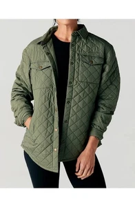 Banded Womens St. Augestine Forrest Shirtjacket Quilted Shacket - Picture 1 of 6