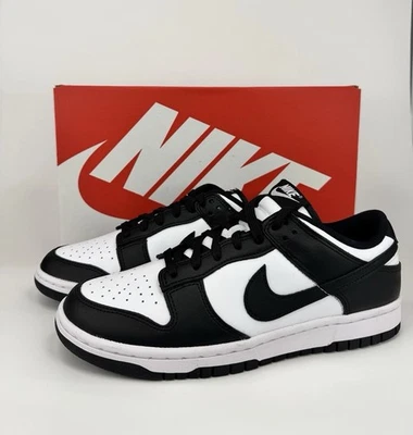 Nike Dunk низкий женщин 9 белый черный панда DD1503-101 ретро классический уличной школы - Изображение 1 из 4