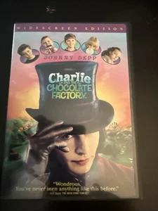 Charlie and the Chocolate Factory DVD 2005 Widescreen Johnny Depp - Picture 1 of 2