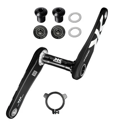 Carbon Road Bike Crankset Length170mm Crank Single/Double Chainring Use - Image 1 of 4
