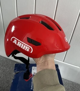 ABUS Smiley 3.0 Kids Helmet – Size S (45-50cm) – Shiny Red - RRP £34.99 - BNWT - Picture 1 of 6