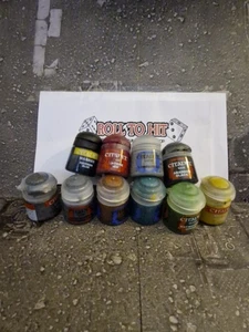 Games Workshop Citadel Paints X10 Used But Still Good. - Picture 1 of 1