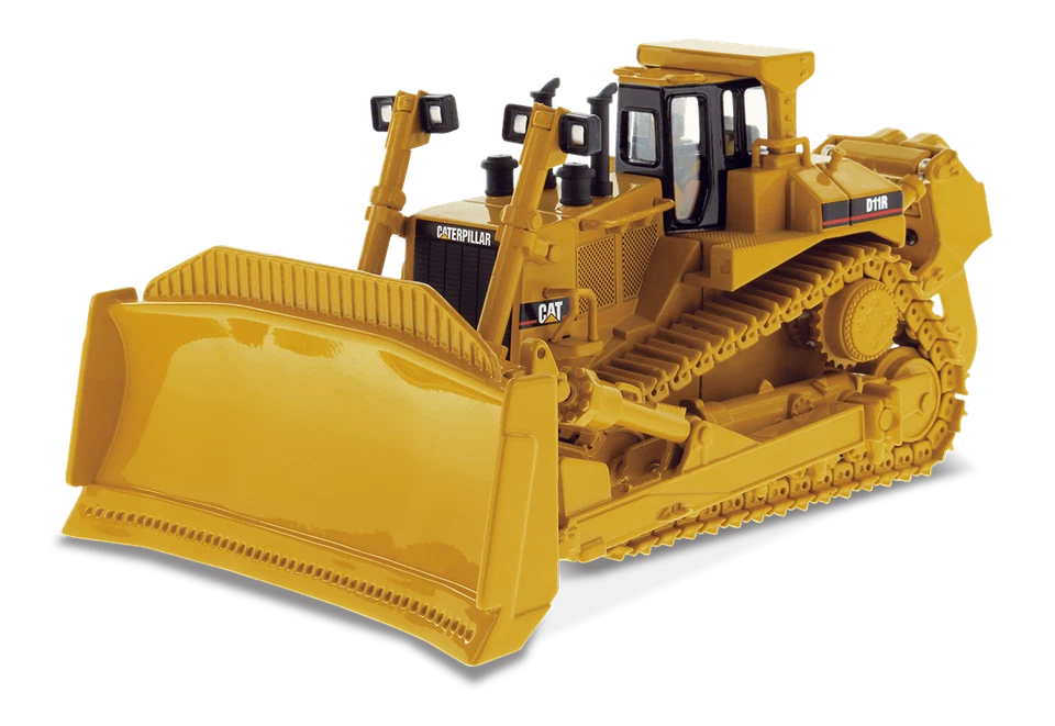 DIECAST MASTERS, Bull CATERPILLAR D11R con cingoli e driver in metallo, 1/50,... - Immagine 1 di 4