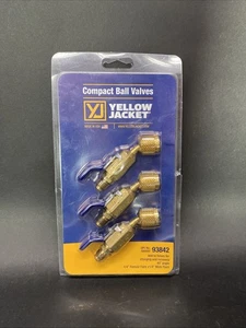 Yellow Jacket 93842 45 Degree Compact Ball Valve - Pack of 3 New E3 - Picture 1 of 5