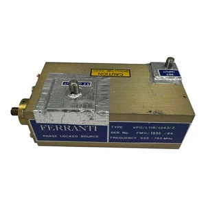 VPO/L11B/1343/2 Ferranti Phase Locked Frequency Source 595-765Mhz - Picture 1 of 3