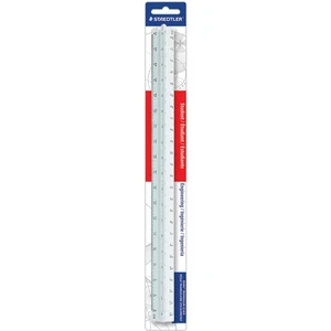12In Engineer Scale Ruler - Triangular Engineering Ruler with 6 Scales(10-60 Par - Picture 1 of 12