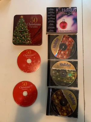 Holiday Golden Hits Christmas Songs 3 CD Box Set & 50 CHRISTMAS FAVORITES  LOT Foto 1 de 2