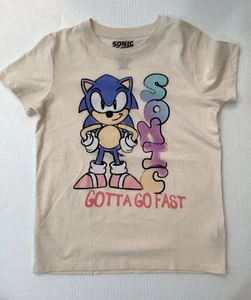 Sega SONIC THE HEDGEHOG Short Sleeve Graphic T-Shirt Size 14/16 - Picture 1 of 4