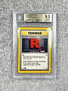BGS 9.5 Rocket's Hideout 63/64 1. Edition Neo Revelation Gengar Pokemon Gem Min - Bild 1 von 2