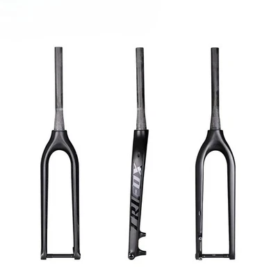 29er Thru-axle 15x110mm Mountain Bike Fork 1-1/8"-1-1/2" Carbon Fiber Front Fork - Image 1 of 4