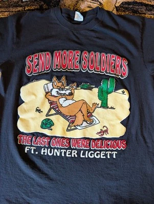 Vintage Desert Ft Liggett Send More Soldiers The last were Delicious L ARMY - Image 1 of 4