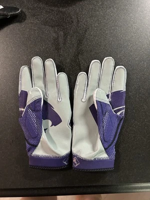 Guantes de fútbol americano universitario L estado de Kansas Foto 1 de 3