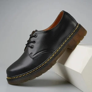 Zapatos de cuero formales para hombre Botas de trabajo Oxford Stock del Reino Unido - Imagen 1 de 17