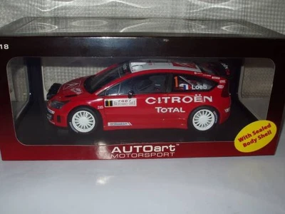 AUTOart 1/18 Citroën C4 WRC 2007 Monte Carlo Rally No.1 Night Stage Unused - Image 1 of 3