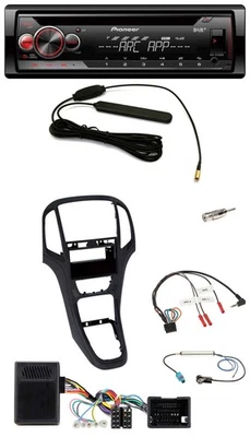 Pioneer CD USB Lenkrad DAB MP3 Autoradio für Opel Astra J 2009-2016 Perl schwarz - Bild 1 von 4