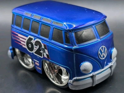 🔥Jada - Tooned - VW 1962 Volkswagen Bus (azul) - 1:32 - Suelto  Foto 1 de 4