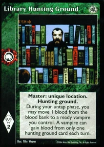 Library Hunting Ground [Third set] - VTES card - Imagen 1 de 2