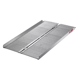 FTsolid Rollstuhlrampe 1,2m aus Alu klappbar 120cm Rampe Rollirampe Rollstuhl - Bild 1 von 7