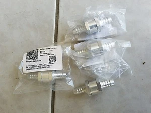 3/8" Petrol Diesel Oil Aluminum One Way Check Valve Fuel Non-Return -4 Pieces - Picture 1 of 1