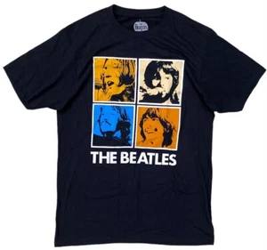 The Beatles Men's Officially Licensed Photo Contrast Box Tee T-Shirt - Picture 1 of 1