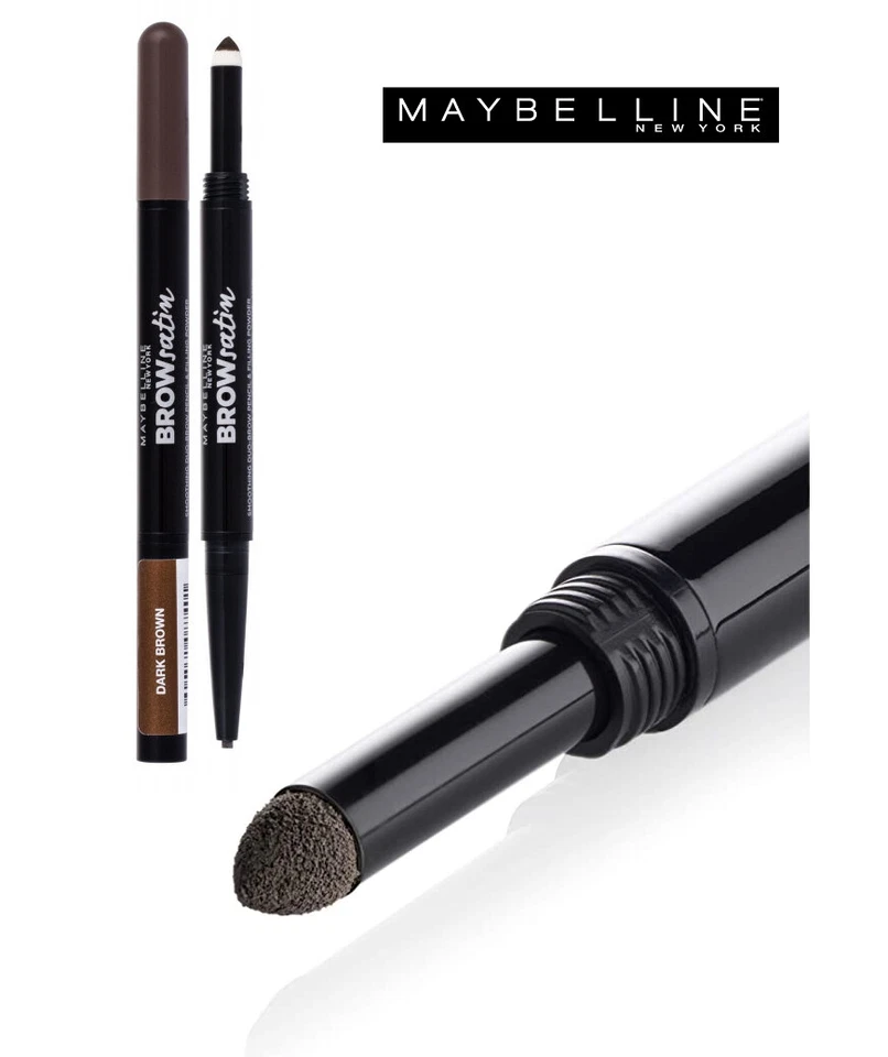 Maybelline  Brow Pencil Satin Duo Crayon Powder-2 in 1-Choose Shade - Image 1 of 1