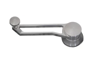 Billet Window Crank Handle Set; Splined; GM & Ford 1949+, Hollowed Polished PAIR - Picture 1 of 2