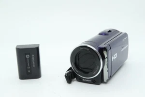 Sony HDR-CX170 Blue Camcorder with Battery Tested Good Japanese - Picture 1 of 10
