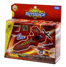 Takara Tomy Beyblade BURST B-94 Digital Sword Launcher (Red)