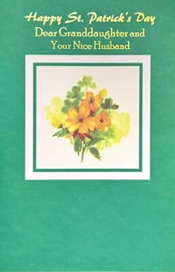Happy ST. PATRICK'S DAY Karte FÜR ENKELIN & EHEMANN - beliebte Grüße + ✉ - Bild 1 von 4