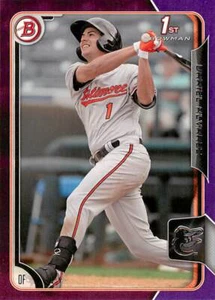 DARIEL ALVAREZ 2015 Bowman Draft PURPLE ROOKIE RC /250 Orioles #BP145 - Picture 1 of 2