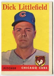 1958 Topps #241 Dick Littlefield Chicago Cubs - Imagen 1 de 2