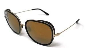 NOS Vuarnet VL162900012129 Sunglasses - BlckGld/BrwnGld Mirror Lens - Picture 1 of 7