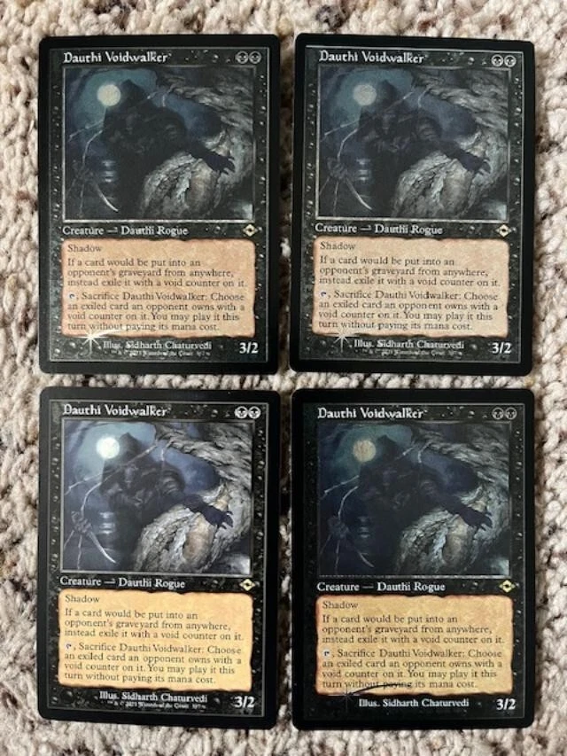MTG- Dauthi Voidwalker x4 - MH2 Retro (Three are Etched FOIL) - Image 1 of 1