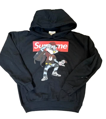 Jon Lauren Supreme Bugs Bunny Sweatshirt – Streetwear Graphic Hoodie– Free Ship - Image 1 of 4