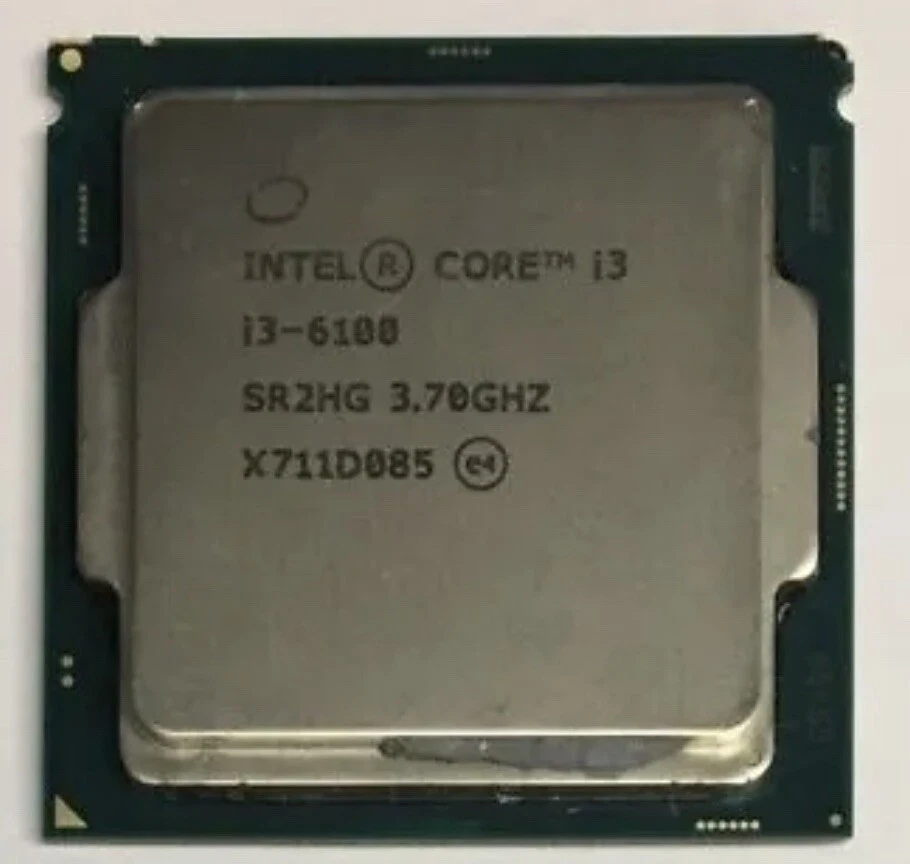 Intel Core i3-6100 3.70GHz Dual-Core CPU Processor SR2HG LGA1151 Socket - Image 1 of 1