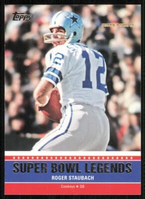2011 Topps Super Bowl Legends #SBLVI Roger Staubach - Image 1 of 2
