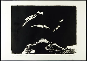 DDR, 1987. Materialdruck Andreas Martin STELZER (1954-2007 D) handsigniert - Picture 1 of 2